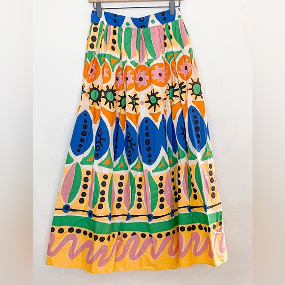 ZARA PRINTED HALTER TOP & MIDI SKIRT 7703/025 7685/024/ 274/034 - Picture 3 of 16